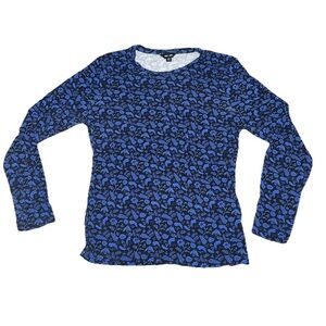 Saint + Sofia Women’s 12 Long Sleeved Top Viscose Nature Floral Comfort Casual